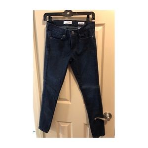 LOFT skinny jeans. Dark wash.